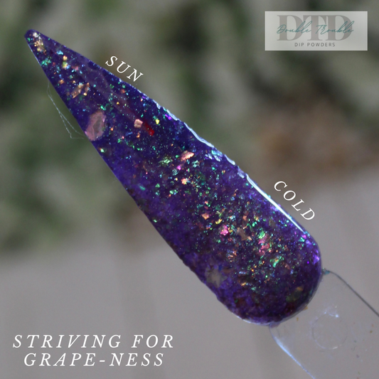 Striving for grape-ness