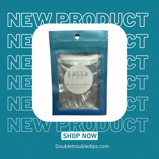 Full Coverage Gel Tips - medium stilettos